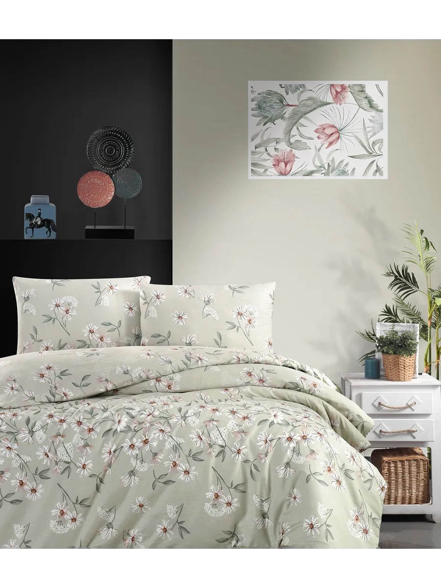 Постельное бельё Aura flowers Арт. 570 (на резинке)