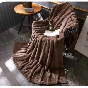 Плед «кролик» Артикул 782 (корич.)